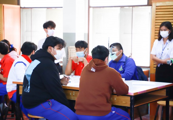 ภาพกิจกรรม  คณะวิทยาศาสตร์และเทคโนโลยี จัดกิจกรรมค่ายวิทยาศาสตร์สัญจร   โรงเรียนเฉลิมพระเกียรติสมเด็จพระศรีนครินทร์ กำแพงเพชรฯ