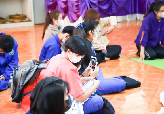 ภาพกิจกรรม  คณะวิทยาศาสตร์และเทคโนโลยี จัดกิจกรรมค่ายวิทยาศาสตร์สัญจร   โรงเรียนเฉลิมพระเกียรติสมเด็จพระศรีนครินทร์ กำแพงเพชรฯ