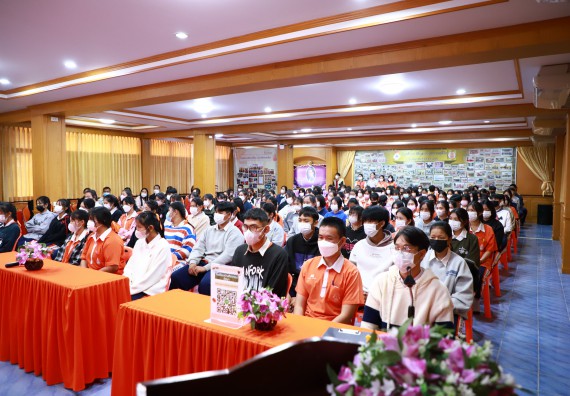 ภาพกิจกรรม  คณะวิทยาศาสตร์และเทคโนโลยี จัดกิจกรรมค่ายวิทยาศาสตร์สัญจร ปีการศึกษา 2565  โรงเรียนปางศิลาทองศึกษา