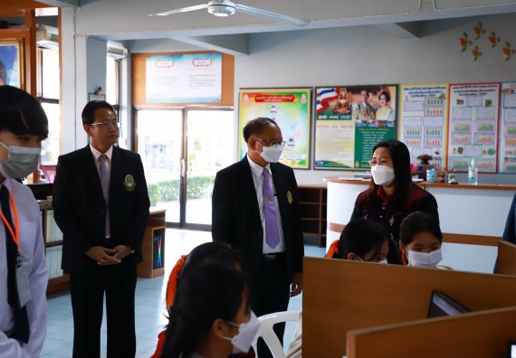 ภาพกิจกรรม  คณะวิทยาศาสตร์และเทคโนโลยี จัดกิจกรรมค่ายวิทยาศาสตร์สัญจร ปีการศึกษา 2565  โรงเรียนปางศิลาทองศึกษา