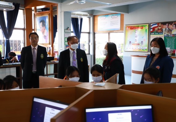 ภาพกิจกรรม  คณะวิทยาศาสตร์และเทคโนโลยี จัดกิจกรรมค่ายวิทยาศาสตร์สัญจร ปีการศึกษา 2565  โรงเรียนปางศิลาทองศึกษา