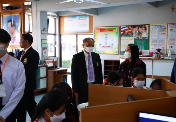 ภาพกิจกรรม  คณะวิทยาศาสตร์และเทคโนโลยี จัดกิจกรรมค่ายวิทยาศาสตร์สัญจร ปีการศึกษา 2565  โรงเรียนปางศิลาทองศึกษา