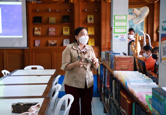 ภาพกิจกรรม  คณะวิทยาศาสตร์และเทคโนโลยี จัดกิจกรรมค่ายวิทยาศาสตร์สัญจร ปีการศึกษา 2565  โรงเรียนปางศิลาทองศึกษา