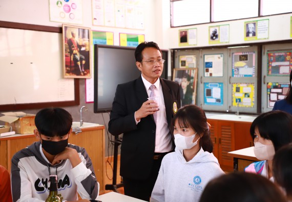 ภาพกิจกรรม  คณะวิทยาศาสตร์และเทคโนโลยี จัดกิจกรรมค่ายวิทยาศาสตร์สัญจร ปีการศึกษา 2565  โรงเรียนปางศิลาทองศึกษา