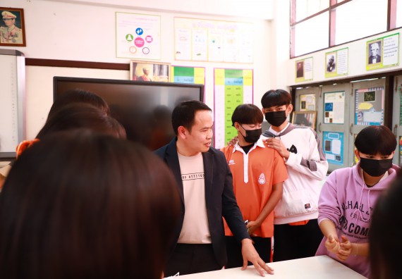 ภาพกิจกรรม  คณะวิทยาศาสตร์และเทคโนโลยี จัดกิจกรรมค่ายวิทยาศาสตร์สัญจร ปีการศึกษา 2565  โรงเรียนปางศิลาทองศึกษา