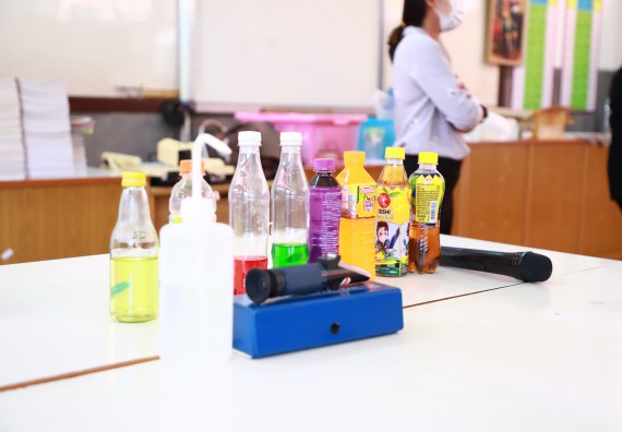 ภาพกิจกรรม  คณะวิทยาศาสตร์และเทคโนโลยี จัดกิจกรรมค่ายวิทยาศาสตร์สัญจร ปีการศึกษา 2565  โรงเรียนปางศิลาทองศึกษา