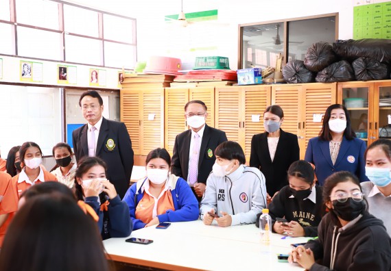 ภาพกิจกรรม  คณะวิทยาศาสตร์และเทคโนโลยี จัดกิจกรรมค่ายวิทยาศาสตร์สัญจร ปีการศึกษา 2565  โรงเรียนปางศิลาทองศึกษา