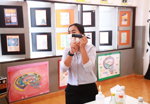 ภาพกิจกรรม  คณะวิทยาศาสตร์และเทคโนโลยี จัดกิจกรรมค่ายวิทยาศาสตร์สัญจร ปีการศึกษา 2565  โรงเรียนปางศิลาทองศึกษา