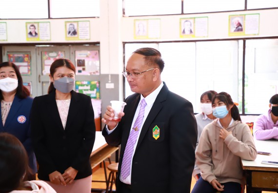 ภาพกิจกรรม  คณะวิทยาศาสตร์และเทคโนโลยี จัดกิจกรรมค่ายวิทยาศาสตร์สัญจร ปีการศึกษา 2565  โรงเรียนปางศิลาทองศึกษา