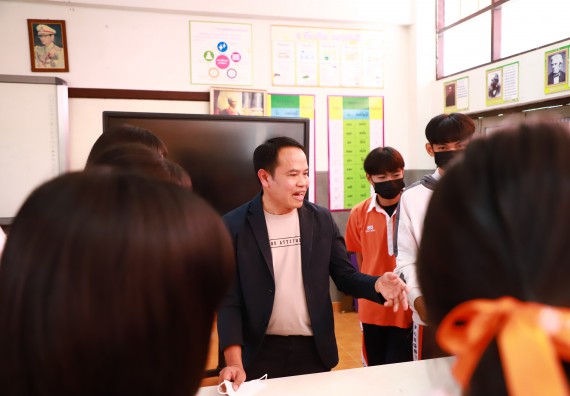 ภาพกิจกรรม  คณะวิทยาศาสตร์และเทคโนโลยี จัดกิจกรรมค่ายวิทยาศาสตร์สัญจร ปีการศึกษา 2565  โรงเรียนปางศิลาทองศึกษา