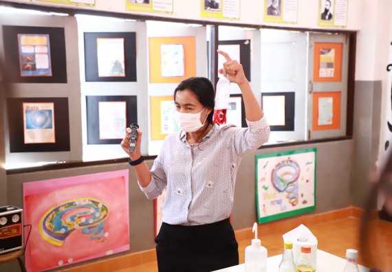 ภาพกิจกรรม  คณะวิทยาศาสตร์และเทคโนโลยี จัดกิจกรรมค่ายวิทยาศาสตร์สัญจร ปีการศึกษา 2565  โรงเรียนปางศิลาทองศึกษา