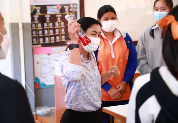 ภาพกิจกรรม  คณะวิทยาศาสตร์และเทคโนโลยี จัดกิจกรรมค่ายวิทยาศาสตร์สัญจร ปีการศึกษา 2565  โรงเรียนปางศิลาทองศึกษา