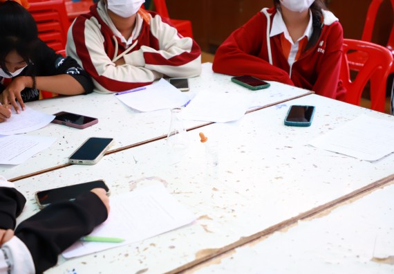 ภาพกิจกรรม  คณะวิทยาศาสตร์และเทคโนโลยี จัดกิจกรรมค่ายวิทยาศาสตร์สัญจร ปีการศึกษา 2565  โรงเรียนปางศิลาทองศึกษา