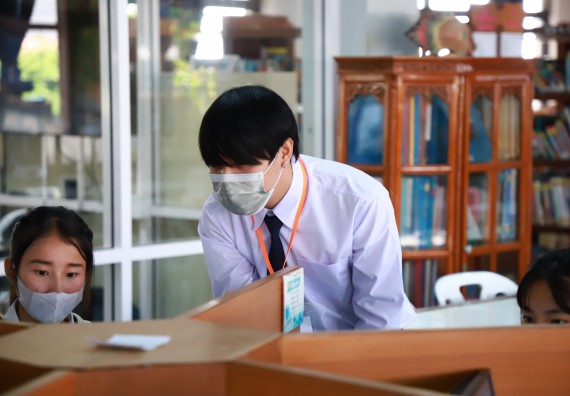 ภาพกิจกรรม  คณะวิทยาศาสตร์และเทคโนโลยี จัดกิจกรรมค่ายวิทยาศาสตร์สัญจร ปีการศึกษา 2565  โรงเรียนปางศิลาทองศึกษา