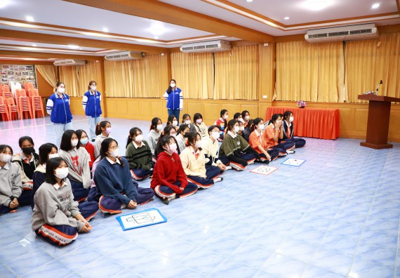 ภาพกิจกรรม  คณะวิทยาศาสตร์และเทคโนโลยี จัดกิจกรรมค่ายวิทยาศาสตร์สัญจร ปีการศึกษา 2565  โรงเรียนปางศิลาทองศึกษา