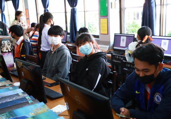 ภาพกิจกรรม  คณะวิทยาศาสตร์และเทคโนโลยี จัดกิจกรรมค่ายวิทยาศาสตร์สัญจร ปีการศึกษา 2565  โรงเรียนปางศิลาทองศึกษา