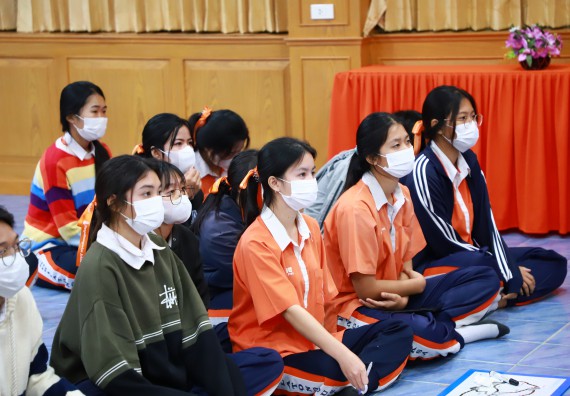 ภาพกิจกรรม  คณะวิทยาศาสตร์และเทคโนโลยี จัดกิจกรรมค่ายวิทยาศาสตร์สัญจร ปีการศึกษา 2565  โรงเรียนปางศิลาทองศึกษา