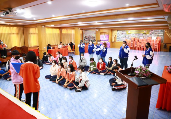 ภาพกิจกรรม  คณะวิทยาศาสตร์และเทคโนโลยี จัดกิจกรรมค่ายวิทยาศาสตร์สัญจร ปีการศึกษา 2565  โรงเรียนปางศิลาทองศึกษา