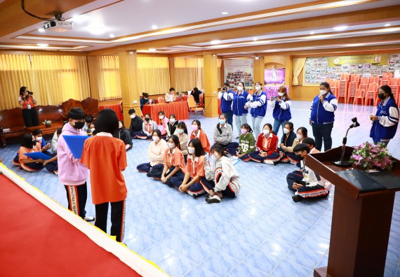 ภาพกิจกรรม  คณะวิทยาศาสตร์และเทคโนโลยี จัดกิจกรรมค่ายวิทยาศาสตร์สัญจร ปีการศึกษา 2565  โรงเรียนปางศิลาทองศึกษา