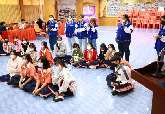 ภาพกิจกรรม  คณะวิทยาศาสตร์และเทคโนโลยี จัดกิจกรรมค่ายวิทยาศาสตร์สัญจร ปีการศึกษา 2565  โรงเรียนปางศิลาทองศึกษา