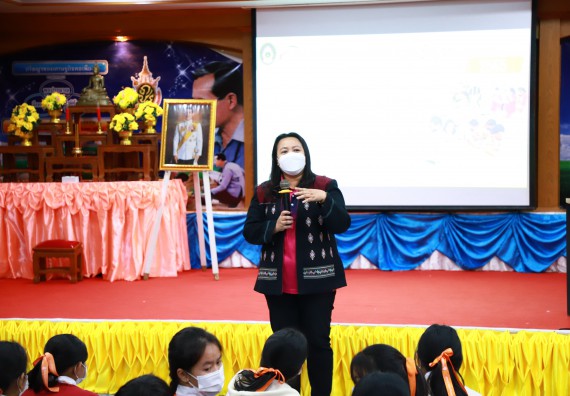 ภาพกิจกรรม  คณะวิทยาศาสตร์และเทคโนโลยี จัดกิจกรรมค่ายวิทยาศาสตร์สัญจร ปีการศึกษา 2565  โรงเรียนปางศิลาทองศึกษา