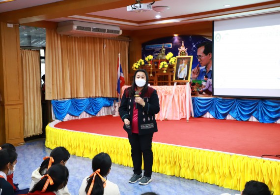 ภาพกิจกรรม  คณะวิทยาศาสตร์และเทคโนโลยี จัดกิจกรรมค่ายวิทยาศาสตร์สัญจร ปีการศึกษา 2565  โรงเรียนปางศิลาทองศึกษา