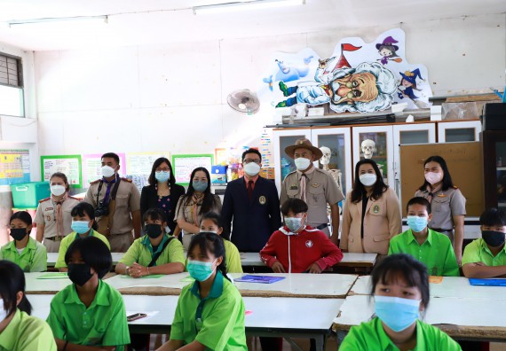 ภาพกิจกรรม  คณะวิทยาศาสตร์และเทคโนโลยี จัดกิจกรรมค่ายวิทยาศาสตร์สัญจร  โรงเรียนหนองกองพิทยาคม