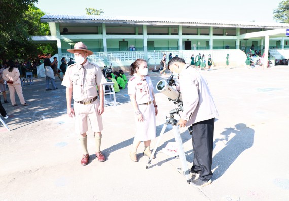 ภาพกิจกรรม  คณะวิทยาศาสตร์และเทคโนโลยี จัดกิจกรรมค่ายวิทยาศาสตร์สัญจร  โรงเรียนหนองกองพิทยาคม