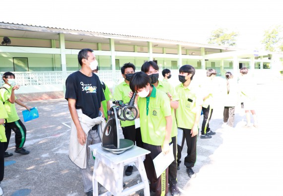 ภาพกิจกรรม  คณะวิทยาศาสตร์และเทคโนโลยี จัดกิจกรรมค่ายวิทยาศาสตร์สัญจร  โรงเรียนหนองกองพิทยาคม
