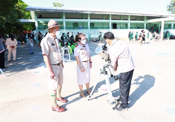 ภาพกิจกรรม  คณะวิทยาศาสตร์และเทคโนโลยี จัดกิจกรรมค่ายวิทยาศาสตร์สัญจร  โรงเรียนหนองกองพิทยาคม