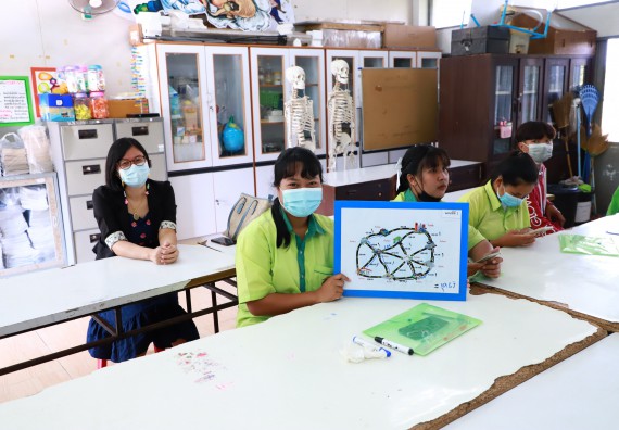 ภาพกิจกรรม  คณะวิทยาศาสตร์และเทคโนโลยี จัดกิจกรรมค่ายวิทยาศาสตร์สัญจร  โรงเรียนหนองกองพิทยาคม