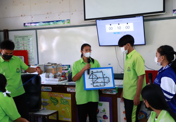 ภาพกิจกรรม  คณะวิทยาศาสตร์และเทคโนโลยี จัดกิจกรรมค่ายวิทยาศาสตร์สัญจร  โรงเรียนหนองกองพิทยาคม