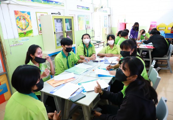 ภาพกิจกรรม  คณะวิทยาศาสตร์และเทคโนโลยี จัดกิจกรรมค่ายวิทยาศาสตร์สัญจร  โรงเรียนหนองกองพิทยาคม