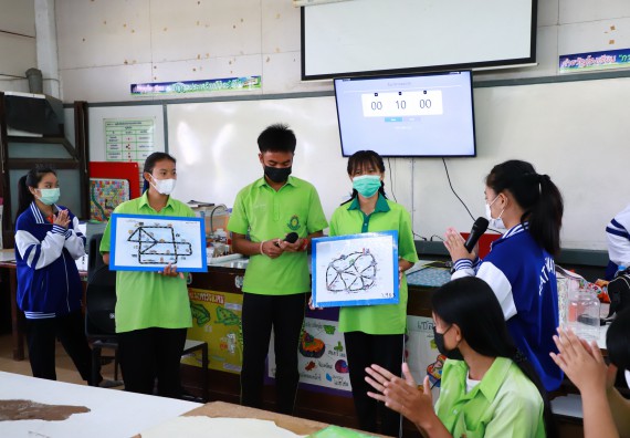 ภาพกิจกรรม  คณะวิทยาศาสตร์และเทคโนโลยี จัดกิจกรรมค่ายวิทยาศาสตร์สัญจร  โรงเรียนหนองกองพิทยาคม