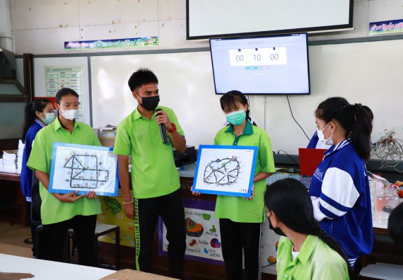 ภาพกิจกรรม  คณะวิทยาศาสตร์และเทคโนโลยี จัดกิจกรรมค่ายวิทยาศาสตร์สัญจร  โรงเรียนหนองกองพิทยาคม