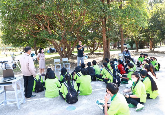 ภาพกิจกรรม  คณะวิทยาศาสตร์และเทคโนโลยี จัดกิจกรรมค่ายวิทยาศาสตร์สัญจร  โรงเรียนหนองกองพิทยาคม