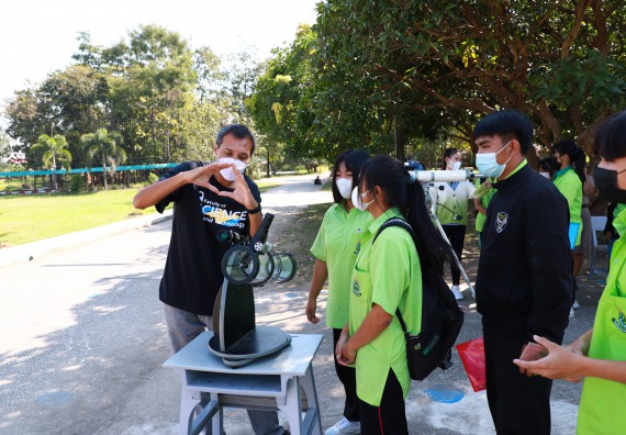 ภาพกิจกรรม  คณะวิทยาศาสตร์และเทคโนโลยี จัดกิจกรรมค่ายวิทยาศาสตร์สัญจร  โรงเรียนหนองกองพิทยาคม