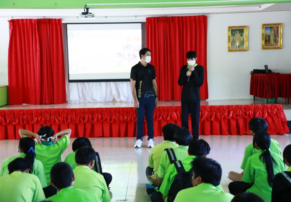 ภาพกิจกรรม  คณะวิทยาศาสตร์และเทคโนโลยี จัดกิจกรรมค่ายวิทยาศาสตร์สัญจร  โรงเรียนหนองกองพิทยาคม