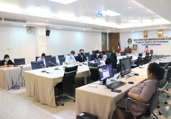 ภาพกิจกรรม  คณะวิทยาศาสตร์และเทคโนโลยี จัดประชุมประธานโปรแกรมวิชาและคณะกรรมการขับเคลื่อนการรับนักศึกษา ครั้งที่ 4