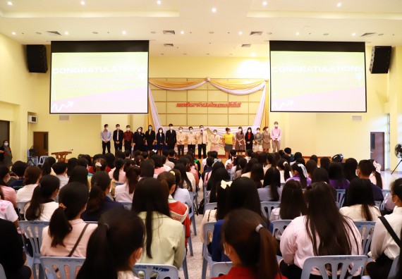 ภาพกิจกรรม  บรรยากาศการฝึกซ้อมพระราชทานปริญญาบัตรประจำปี 2565 กลุ่มย่อย คณะวิทยาศาสตร์และเทคโนโลยีมหาวิทยาลัยราชภัฎกำแพงเพชร