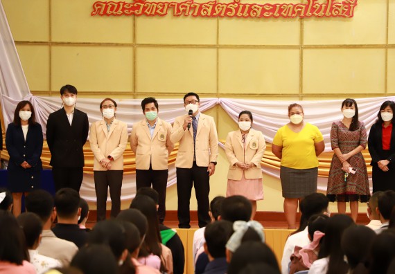 ภาพกิจกรรม  บรรยากาศการฝึกซ้อมพระราชทานปริญญาบัตรประจำปี 2565 กลุ่มย่อย คณะวิทยาศาสตร์และเทคโนโลยีมหาวิทยาลัยราชภัฎกำแพงเพชร