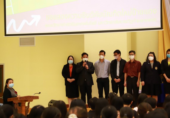 ภาพกิจกรรม  บรรยากาศการฝึกซ้อมพระราชทานปริญญาบัตรประจำปี 2565 กลุ่มย่อย คณะวิทยาศาสตร์และเทคโนโลยีมหาวิทยาลัยราชภัฎกำแพงเพชร