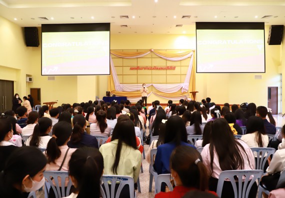ภาพกิจกรรม  บรรยากาศการฝึกซ้อมพระราชทานปริญญาบัตรประจำปี 2565 กลุ่มย่อย คณะวิทยาศาสตร์และเทคโนโลยีมหาวิทยาลัยราชภัฎกำแพงเพชร