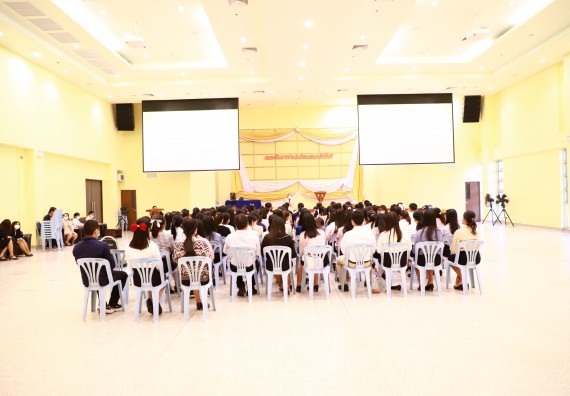 ภาพกิจกรรม  บรรยากาศการฝึกซ้อมพระราชทานปริญญาบัตรประจำปี 2565 กลุ่มย่อย คณะวิทยาศาสตร์และเทคโนโลยีมหาวิทยาลัยราชภัฎกำแพงเพชร