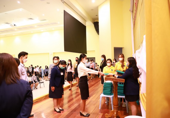 ภาพกิจกรรม  บรรยากาศการฝึกซ้อมพระราชทานปริญญาบัตรประจำปี 2565 กลุ่มย่อย คณะวิทยาศาสตร์และเทคโนโลยีมหาวิทยาลัยราชภัฎกำแพงเพชร