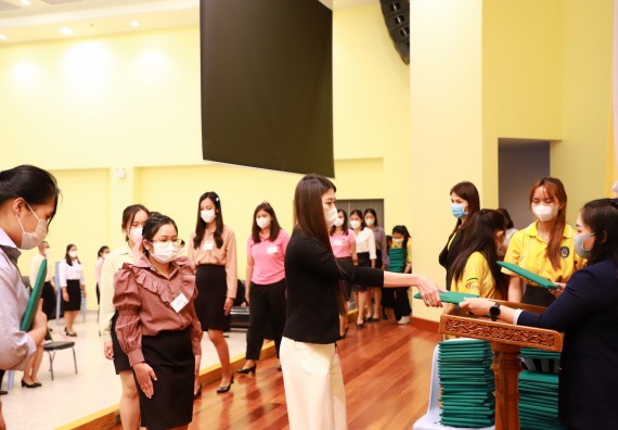 ภาพกิจกรรม  บรรยากาศการฝึกซ้อมพระราชทานปริญญาบัตรประจำปี 2565 กลุ่มย่อย คณะวิทยาศาสตร์และเทคโนโลยีมหาวิทยาลัยราชภัฎกำแพงเพชร