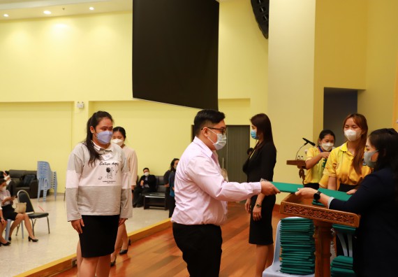 ภาพกิจกรรม  บรรยากาศการฝึกซ้อมพระราชทานปริญญาบัตรประจำปี 2565 กลุ่มย่อย คณะวิทยาศาสตร์และเทคโนโลยีมหาวิทยาลัยราชภัฎกำแพงเพชร