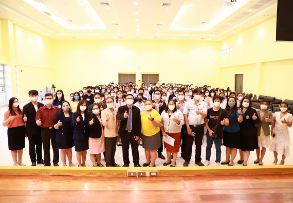 ภาพกิจกรรม  บรรยากาศการฝึกซ้อมพระราชทานปริญญาบัตรประจำปี 2565 กลุ่มย่อย คณะวิทยาศาสตร์และเทคโนโลยีมหาวิทยาลัยราชภัฎกำแพงเพชร