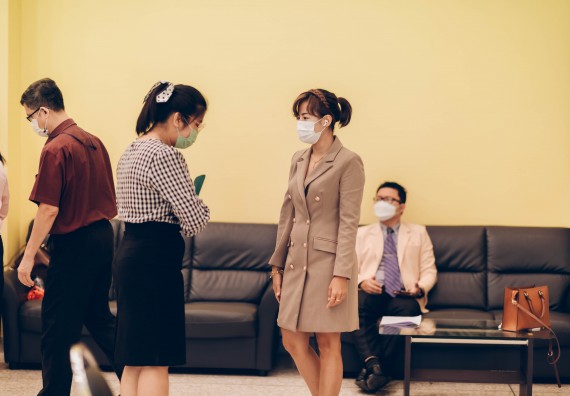 ภาพกิจกรรม  บรรยากาศการฝึกซ้อมพระราชทานปริญญาบัตรประจำปี 2565 กลุ่มย่อย คณะวิทยาศาสตร์และเทคโนโลยีมหาวิทยาลัยราชภัฎกำแพงเพชร