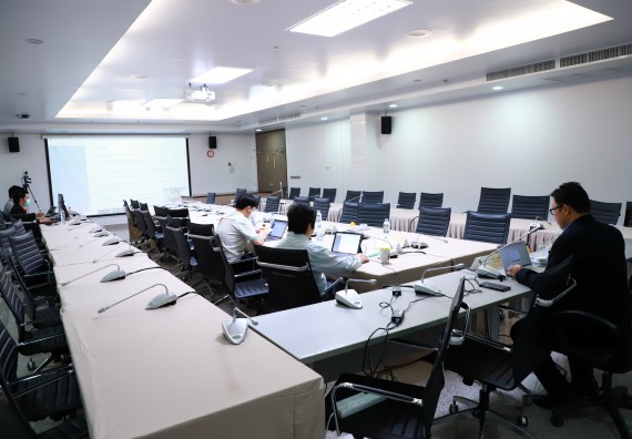 ภาพกิจกรรม  คณะวิทยาศาสตร์และเทคโนโลยี จัดประชุมคณะกรรมการประจำคณะวิทยาศาสตร์และเทคโนโลยี ครั้งที่ 4/2565